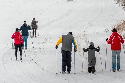 Die etwa 3,5 Kilometer lange Olbernhauer Rundloipe liegt oberhalb des Skiliftes "Frankwarte". Der Einstieg ist im Bereich Rübenauer Weg/Königsweg möglich.