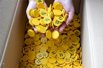 Sichergestellte Beute: Die Galeria Kaufhof erhielt die in der Wohnung des Mannes gefundenen Coins im Herbst dieses Jahres wieder zurück.