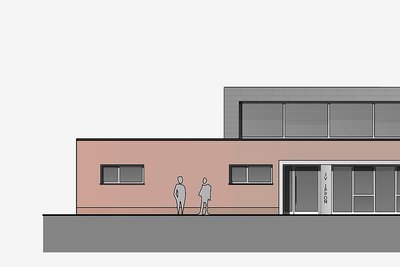 So soll das neue Trainings- und Kompetenzzentrum der Judoka in Rodewisch aussehen. Entwurf/Grafik: JV Ippon