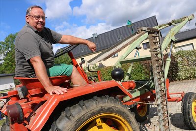 Ronny Seiler ist mit seinem GT beim Traktortreffen dabei.
