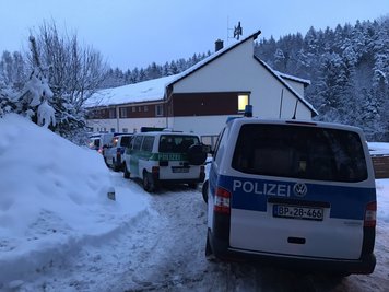 Einsatz am Mittwochfrüh in der Asylbewerberunterkunft in Striegistal.