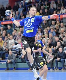 Führungsspieler Kevin Roch vom EHV Aue.