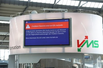 Der Streik wird Bahnfahrer in der Region wohl noch einige Zeit lang beschäftigen.