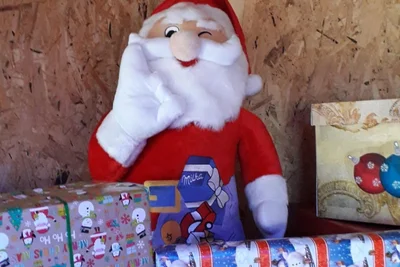 Am 24. Dezember heißt es wieder: Zu Besuch beim Weihnachtsmann am Annaberger Schutzteich.