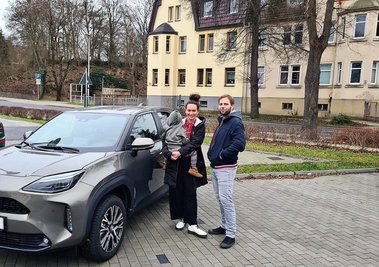 Den für Sonntag geplanten Ausflug konnten Ulrike Abraham, Tommy Schriefer und die Tochter dank Leihwagen dann doch noch machen. 