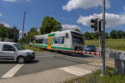 In Falkenstein sind die Bahnübergänge für einige Tage gesperrt.