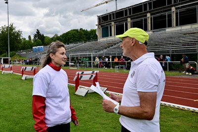 Stephanie Bonitz und Michael Müller vom SV Vorwärts Zwickau hatten gemeinsam mit allen Kampfrichtern richtig viel zu tun.