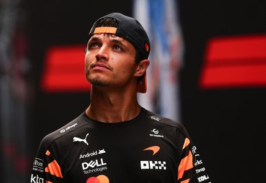 Lando Norris überrascht mit der Bestzeit in Barcelona. (Archivbild)