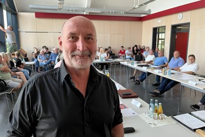 Dr. Andreas Krause hat die Ratssitzung in Halsbrücke am Donnerstagabend geleitet.