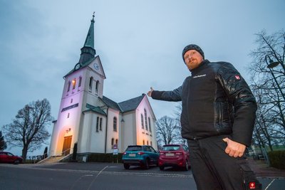 Bereits zum dritten Mal hat Stephan Boden am Wochenende das Eibenberger Lichterfest organisiert.
