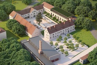 18 Millionen Euro für Marstall-Umbau in Waldenburg: „Es wäre toll, wenn dort im Dezember 2028 der erste Weihnachtsmarkt stattfindet“ - So soll der Marstall nach Umbau und Sanierung aussehen. Kernstück ist der Innenhof, der öffentlich zugänglich ist.
