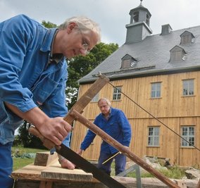 Sägearbeiten Fundgrube Wolfgangmaßen