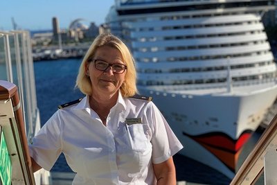 Kerstin Stötzel arbeitet als Krankenschwester auf Kreuzfahrtschiffen. Ende September steigt sie auf die Aida Luna.