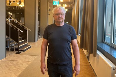 Fußballfan Holger Voitel.