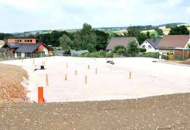 Bauplatz Gesundheitszentrum