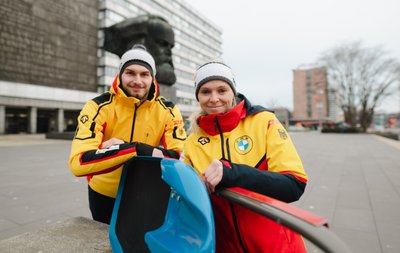 Erfolgreiches Duo aus Chemnitz: Timon Grancagnolo und seine Betreuerin Romy Reinhold vom ESV Lok. 