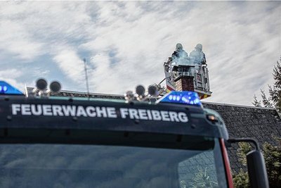 In Freiberg hat es am Karfreitag im Münzbachtal gebrannt. 