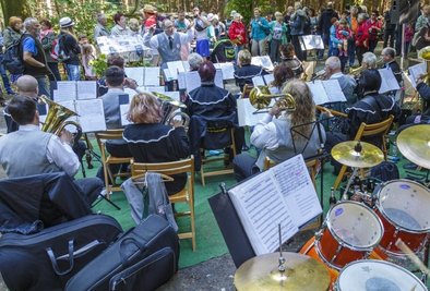 Beim Tischelfest herrscht im Abtwald traditionell reges Treiben. 2018 fanden sich rund 800 Gäste am Tischel ein. 