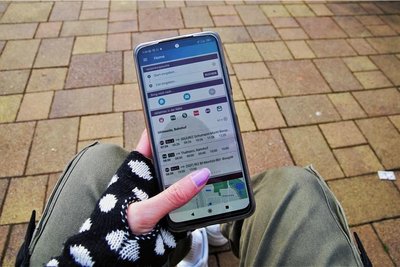 Über die App Moovme kann man neben dem Abruf von Tickets auch Verbindungen suchen. 