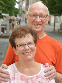 Friedel und Günter Blankenberg sind in diesem Jahr von Mecklenburg-Vorpommern nach Freiberg gezogen.