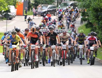 Das Erzgebirgsradrennen - hier ein Schnappschuss vom bisher letzten im Jahr 2018 - wird wiederbelebt. Es ist Teil einer mehrtägigen Mountainbiketour in der Region.