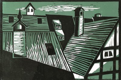 Unter anderem ist das Bild „Quedlinburg“ von Ilona Lommatzsch aus Gersdorf zu sehen.