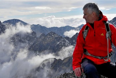 Pavol Barabáš unterwegs in der Hohen Tatra.