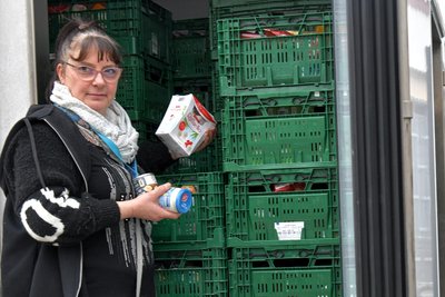 Anja Fiedler leitet die Freiberger Tafel, die auch Ausgabestellen in Flöha und Eppendorf hat.