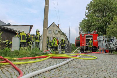 In Oelsnitz ist am Mittwoch in einer Küche ein Feuer ausgebrochen.
