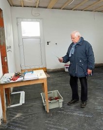 Im Siedlerheim stehen noch einige Ausbauarbeiten an.