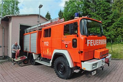 Das Einsatzfahrzeug wurde in Eigeninitiative beschafft und leistet seit 2012 treue Dienste. 