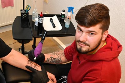 Martin Kielau bei der Arbeit.