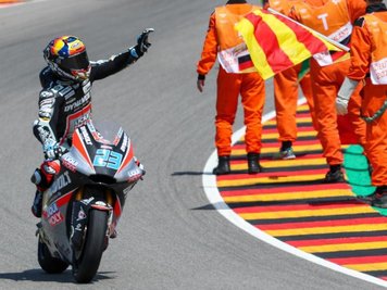 Moto2-Pilot Marcel Schrötter fuhr auf den sechsten Rang.