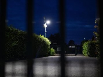  
          Einer der Tatorte im aktuellen Missbrauchsfall, eine Kleingartenanlage in Münster.