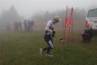 Ruben Kretzschmar kam nach 9:45,6 Minuten oben auf dem Fichtelberg an.