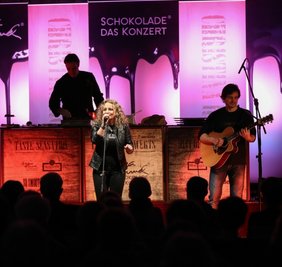 Christina Rommel und ihre Band bei "Schokolade - das Konzert". 