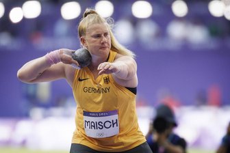 19. Kugelstoßmeeting: Vorverkauf in Rochlitz startet am Montag - Katharina Maisch vom LV 90 Erzgebirge, hier bei den Olympischen Sommerspielen in Paris in diesem Jahr, wird beim Rochlitzer Kugelstoßmeeting wieder mit dabei sein.