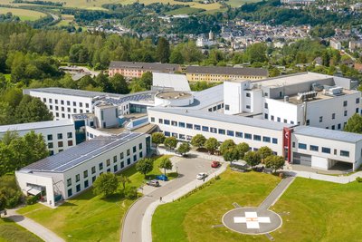 Das Krankenhaus in Zschopau – einer von vier Standorten des Erzgebirgsklinikums.