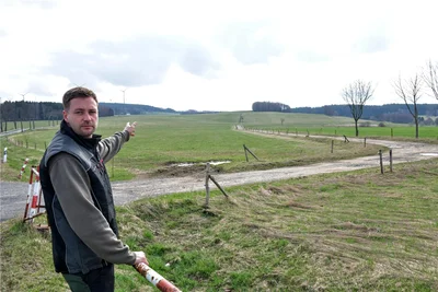 Fabian Gerlsma, Geschäftsführer der Saidenbach Agrar GmbH in Mittelsaida, will auf einer landwirtschaftlich benachteiligten Fläche einen Solarpark errichten lassen.