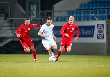 Emir Can Gencel, Tobias Müller und Janne Sietan (von links)
