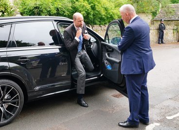 Auch Prinz William und seine Frau, Prinzessin Kate, nahmen an der Zeremonie teil.
