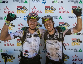 Tino Käßner (l.) bewältigte gemeinsam mit Jan Sallawitz die Tour in Südafrika.
