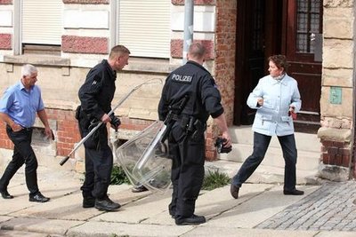 Ein Tierarzt hat am Dienstag in Meerane einen Hund betäuben müssen.