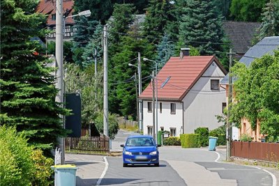 An der Hauptstraße in Callenberg sollen die Straßenlampen modernisiert werden.