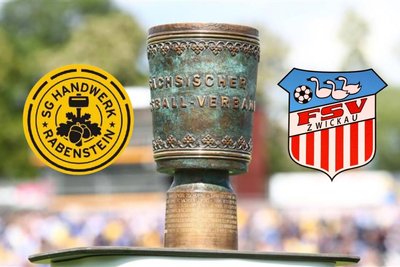 Am Sonntagnachmittag trifft Landesligaspitzenreiter Handwerk Rabenstein auf Regionalligist FSV Zwickau.