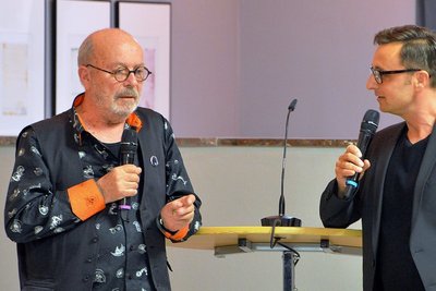 Thomas Ranft (links) im Gespräch mit Frank Lorenz. 