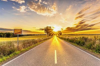 "Harthstraße in der Abendsonne" von Daniel Schumann hat den Fotowettbewerb für das Jahr 2022 gewonnen.