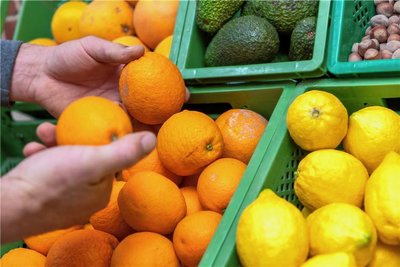 Auchd as Obst aus Griechenland ist vegan und innerhalb von zwei Tagen im Hofladen. 