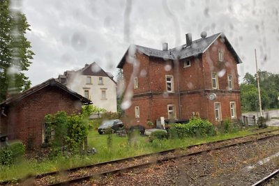 Blick aus dem Bergstadtexpress.