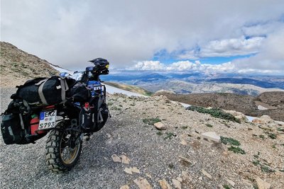 Über den Wolken unterwegs.